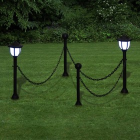 Garden solar lamps with chain fence by vidaXL, Outdoor lighting - Ref: Foro24-40868, Price: 33,99 €, Discount: %