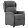 Sillón reclinable eléctrico tela gris claro de vidaXL, Sillones - Ref: Foro24-3073616, Precio: 240,43 €, Descuento: %