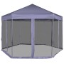 Carpa desplegable hexagonal 6 paredes blanco crema 3,6x3,1m de vidaXL, Carpas y cenadores - Ref: Foro24-42110, Precio: 125,99...