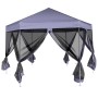 Carpa desplegable hexagonal 6 paredes blanco crema 3,6x3,1m de vidaXL, Carpas y cenadores - Ref: Foro24-42110, Precio: 125,99...