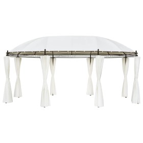 Cream white gazebo 530x350x265 cm by vidaXL, Tents and gazebos - Ref: Foro24-42138, Price: 464,46 €, Discount: %