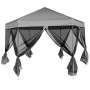 Hexagonal pop-up tent with 6 side walls gray 3.6x3.1 m by vidaXL, Tents and gazebos - Ref: Foro24-42111, Price: 194,66 €, Dis...