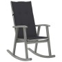 Rocking chair with solid acacia wood cushions in gray. by vidaXL, Garden chairs - Ref: Foro24-3064209, Price: 210,18 €, Disco...