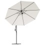 Cantilever parasol 3.5 m sand white by vidaXL, Umbrellas - Ref: Foro24-42199, Price: 139,43 €, Discount: %