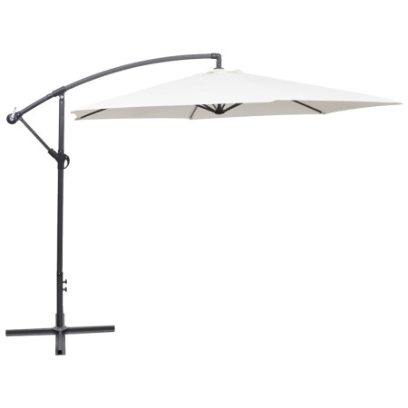 Cantilever parasol 3 m sand white by vidaXL, Umbrellas - Ref: Foro24-42202, Price: 110,99 €, Discount: %