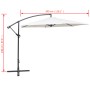 Cantilever parasol 3 m sand white by vidaXL, Umbrellas - Ref: Foro24-42202, Price: 110,99 €, Discount: %