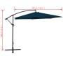 Cantilever parasol 3 m blue by vidaXL, Umbrellas - Ref: Foro24-42201, Price: 101,99 €, Discount: %