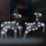 Christmas reindeer 2 units 40 LED silver by vidaXL, Christmas lights - Ref: Foro24-342684, Price: 22,99 €, Discount: %