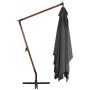 Cantilever side umbrella with gray wooden pole 400x300 cm by vidaXL, Umbrellas - Ref: Foro24-44491, Price: 208,99 €, Discount: %