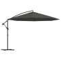 Cantilever parasol with aluminum pole 350 cm anthracite gray by vidaXL, Umbrellas - Ref: Foro24-44505, Price: 128,11 €, Disco...