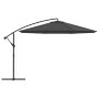 Cantilever parasol with aluminum pole 350 cm anthracite gray by vidaXL, Umbrellas - Ref: Foro24-44505, Price: 128,11 €, Disco...