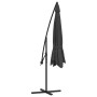 Cantilever parasol with aluminum pole 350 cm anthracite gray by vidaXL, Umbrellas - Ref: Foro24-44505, Price: 128,11 €, Disco...