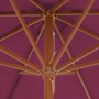 Garden umbrella with wooden pole 300 cm burgundy by vidaXL, Umbrellas - Ref: Foro24-44497, Price: 88,99 €, Discount: %