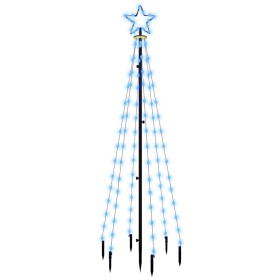 Christmas tree with spike 108 blue LED 180 cm by vidaXL, Christmas trees - Ref: Foro24-343553, Price: 42,99 €, Discount: %