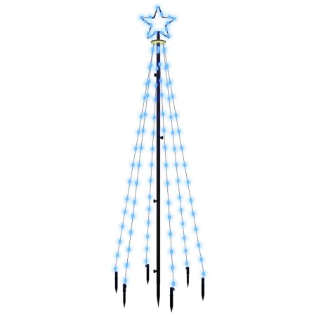 Weihnachtsbaum mit Spitze 108 blaue LED 180 cm von vidaXL, Weihnachtsbäume - Ref: Foro24-343553, Preis: 35,04 €, Rabatt: %