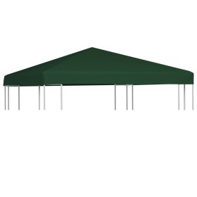 Pavillon-Markise 310 g/m² 3x3 m grün von vidaXL, Abdeckungen für Zelte und Pavillons - Ref: Foro24-44779, Preis: 81,93 €, Rab...