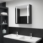 Mueble de baño con espejo LED 62x14x60 cm de vidaXL, Tocadores de baño - Ref: Foro24-325542, Precio: 111,32 €, Descuento: %