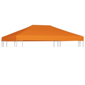 Gazebo awning 310 g/m² 4x3 m orange by vidaXL, Covers for tents and gazebos - Ref: Foro24-44786, Price: 63,17 €, Discount: %