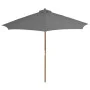 Garden umbrella with wooden pole 300 cm anthracite by vidaXL, Umbrellas - Ref: Foro24-44495, Price: 82,17 €, Discount: %