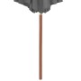 Garden umbrella with wooden pole 300 cm anthracite by vidaXL, Umbrellas - Ref: Foro24-44495, Price: 80,69 €, Discount: %