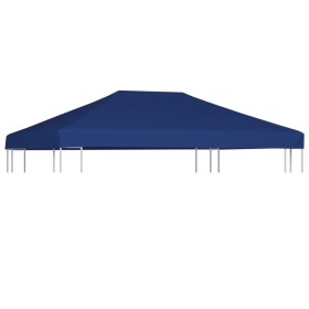 Toldo de cenador 310 g/m² 4x3 m azul de vidaXL, Cubiertas para carpas y cenadores - Ref: Foro24-44788, Precio: 94,99 €, Descu...