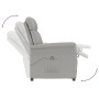 Sillón reclinable eléctrico piel de ante sintética gris claro de vidaXL, Sillones - Ref: Foro24-3073586, Precio: 234,15 €, De...