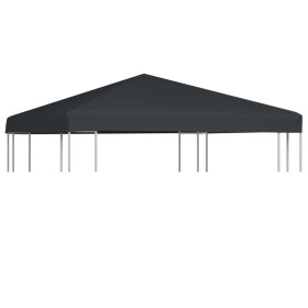 Pavillonmarkise 310 g/m² 3x3 m grau von vidaXL, Abdeckungen für Zelte und Pavillons - Ref: Foro24-44781, Preis: 55,99 €, Raba...