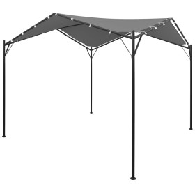 Anthracite gray gazebo 4x4 m by vidaXL, Tents and gazebos - Ref: Foro24-44767, Price: 236,17 €, Discount: %