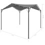 Cenador gris antracita 4x4 m de vidaXL, Carpas y cenadores - Ref: Foro24-44767, Precio: 235,99 €, Descuento: %