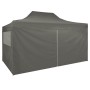 Pop-up folding tent with 4 walls 3x4.5 m anthracite gray by vidaXL, Tents and gazebos - Ref: Foro24-44970, Price: 223,31 €, D...