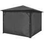 Gazebo with anthracite gray aluminum curtain 300x300 cm by vidaXL, Tents and gazebos - Ref: Foro24-44889, Price: 635,66 €, Di...