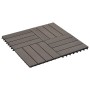 WPC Verandafliesen 30x30 cm 1 m² dunkelbraun 11 Stk von vidaXL, Böden und Teppiche - Ref: Foro24-45025, Preis: 61,99 €, Rabat...