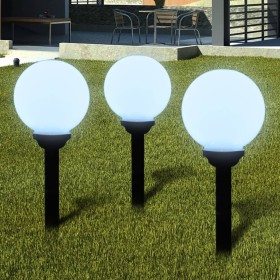 Gartenweglampen 3 Stück LED 20 cm mit Erdspieß von vidaXL, Außenbeleuchtung - Ref: Foro24-40864, Preis: 39,99 €, Rabatt: %