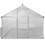 Aluminum greenhouse 481x250x195 cm 23.44 m³ by vidaXL, Greenhouses - Ref: Foro24-45218, Price: 996,52 €, Discount: %