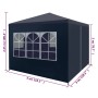 Blue celebration tent 3x3 m by vidaXL, Tents and gazebos - Ref: Foro24-45097, Price: 75,54 €, Discount: %