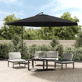 Cantilever parasol with black aluminum pole 350 cm by vidaXL, Umbrellas - Ref: Foro24-47130, Price: 135,81 €, Discount: %