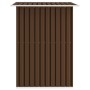 Brown steel garden storage shed 204x132x186 cm by vidaXL, Sheds - Ref: Foro24-47029, Price: 236,02 €, Discount: %