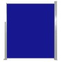 Toldo lateral retráctil 160x500 cm azul de vidaXL, Sombrillas - Ref: Foro24-45462, Precio: 88,81 €, Descuento: %