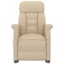 Sillón reclinable eléctrico piel de ante sintético crema de vidaXL, Sillones - Ref: Foro24-3073589, Precio: 234,15 €, Descuen...