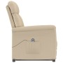 Sillón reclinable eléctrico piel de ante sintético crema de vidaXL, Sillones - Ref: Foro24-3073589, Precio: 234,15 €, Descuen...