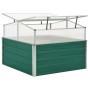 Invernadero de acero galvanizado verde 100x100x77 cm de vidaXL, Maceteros y jardineras - Ref: Foro24-47020, Precio: 91,27 €, ...