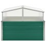 Invernadero de acero galvanizado verde 100x100x77 cm de vidaXL, Maceteros y jardineras - Ref: Foro24-47020, Precio: 91,27 €, ...