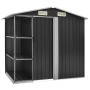 Garden shed and anthracite iron shelving 205x130x183 cm by vidaXL, Sheds - Ref: Foro24-47106, Price: 301,22 €, Discount: %