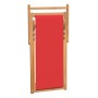 Silla de playa plegable madera maciza de teca rojo de vidaXL, Sillas de jardín - Ref: Foro24-47417, Precio: 53,99 €, Descuent...