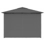 Carpa de jardín con cortinas gris antracita 4x3 m de vidaXL, Carpas y cenadores - Ref: Foro24-47960, Precio: 328,99 €, Descue...