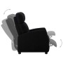 Sillón reclinable eléctrico de tela negro de vidaXL, Sillones - Ref: Foro24-3073638, Precio: 183,93 €, Descuento: %