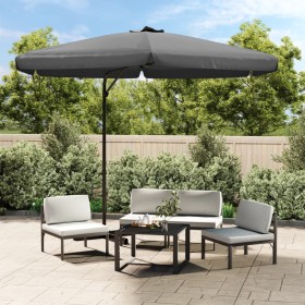 Sombrilla de jardín con palo de acero gris antracita 300x250 cm de vidaXL, Sombrillas - Ref: Foro24-47314, Precio: 94,99 €, D...