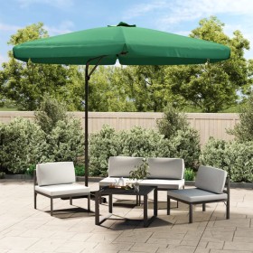 Garden umbrella with steel pole 300 cm green by vidaXL, Umbrellas - Ref: Foro24-47312, Price: 101,80 €, Discount: %