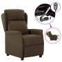 Sillón reclinable eléctrico de tela marrón de vidaXL, Sillones - Ref: Foro24-3073620, Precio: 271,89 €, Descuento: %