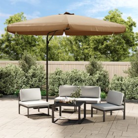 Gartenschirm mit Stahlmast 300 cm taupe von vidaXL, Sonnenschirme - Ref: Foro24-47315, Preis: 110,62 €, Rabatt: %